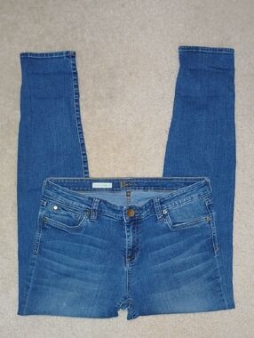 Kut from the Kloth Toothpick Skinny Blue Jeans Womens 12